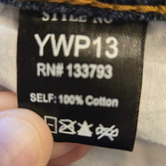 Vici Rhinestone Trim Distressed Shorts, S - Picture 7 of 9